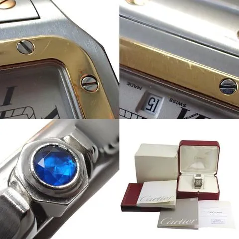 Cartier Santos W20011C4 31mm  YG White 6