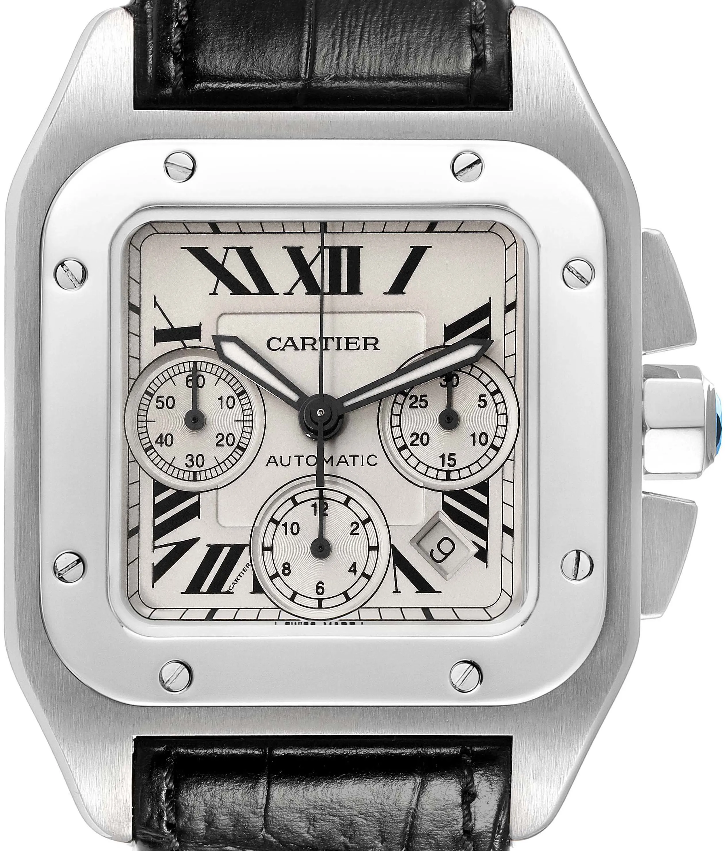 Cartier Santos W20090X8 42mm Stainless steel Silver