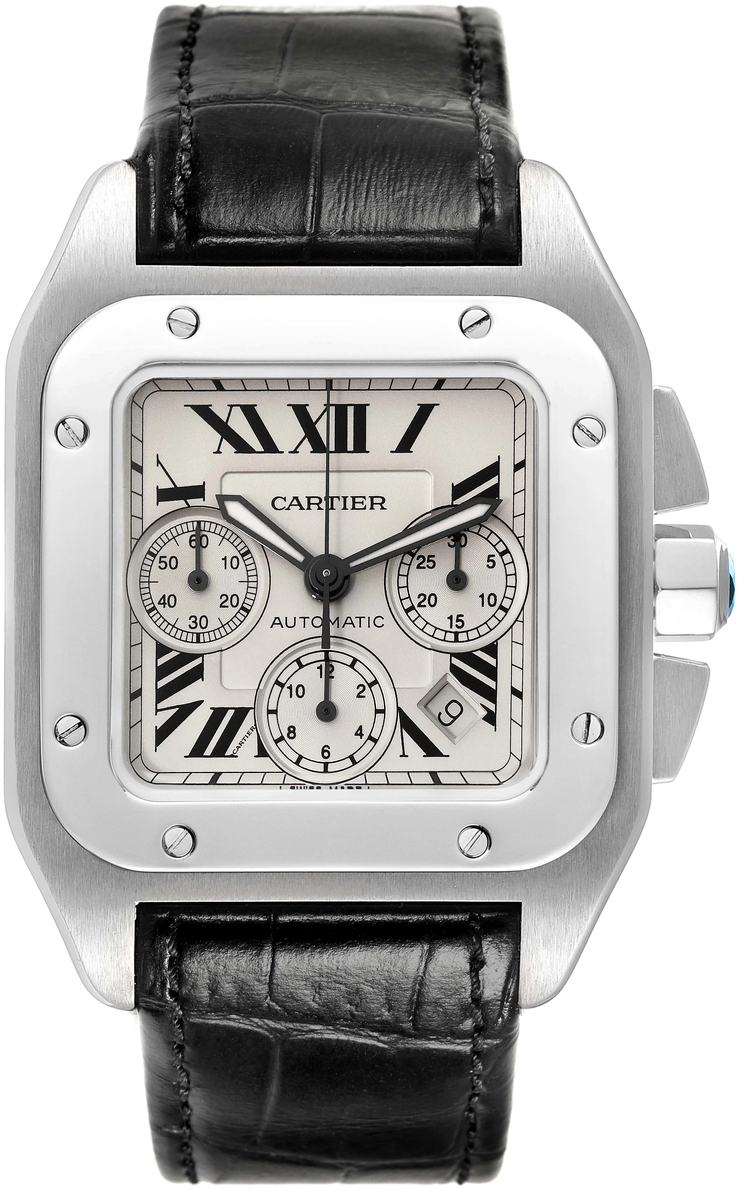 Cartier Santos W20090X8 42mm Stainless steel Silver 1