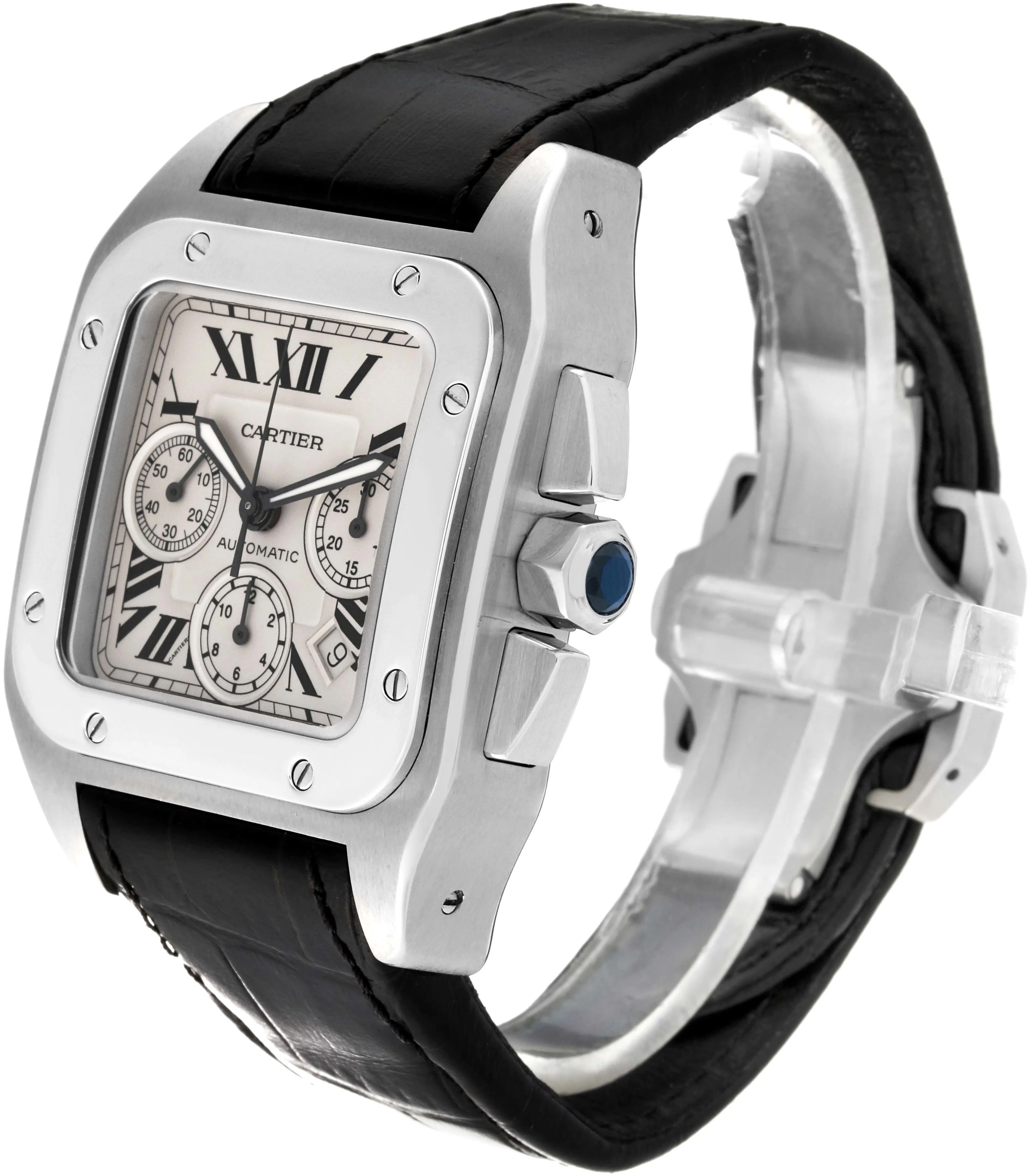 Cartier Santos W20090X8 42mm Stainless steel Silver 3