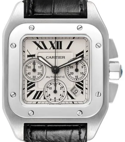 Cartier Santos W20090X8 42mm Stainless steel Silver