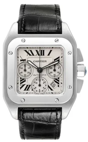 Cartier Santos W20090X8 42mm Stainless steel Silver 3