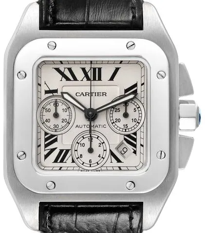 Cartier Santos W20090X8 42mm Stainless steel Silver 4