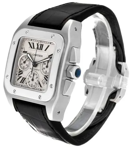 Cartier Santos W20090X8 42mm Stainless steel Silver 7