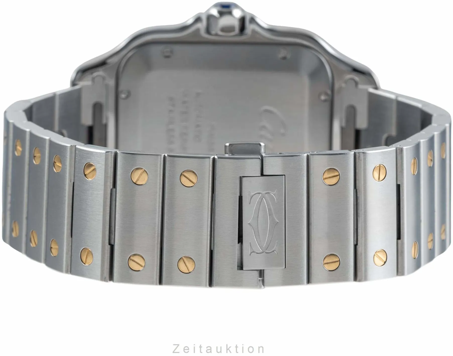 Cartier Santos W2SA0006 38mm Yellow gold and Stainless steel Silver 11