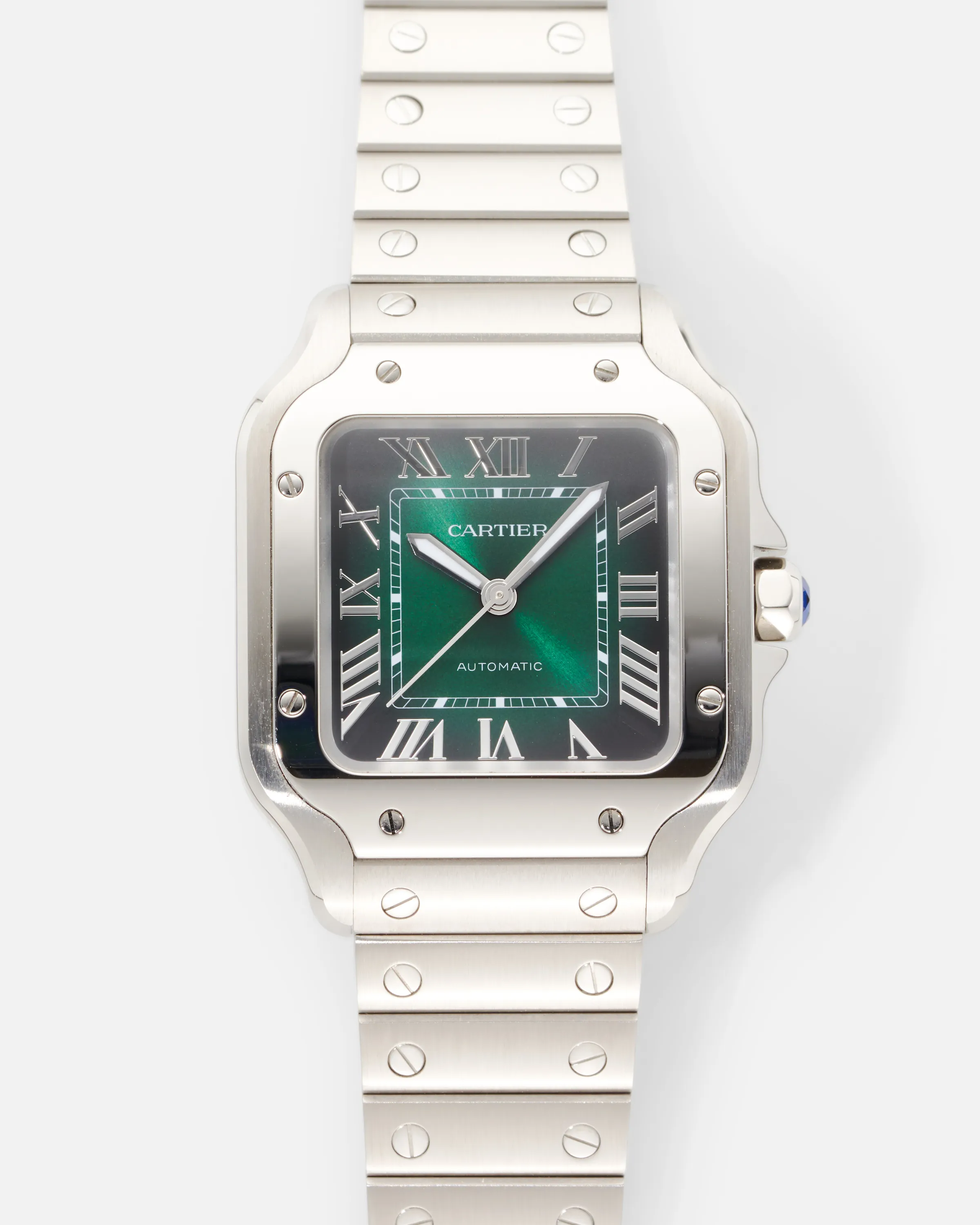 Cartier Santos WSSA0061 35mm Stainless steel Green