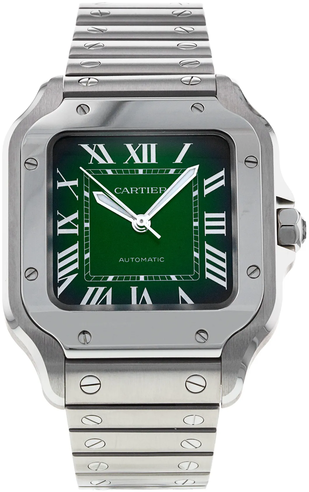 Cartier Santos WSSA0061 35mm Stainless steel Green