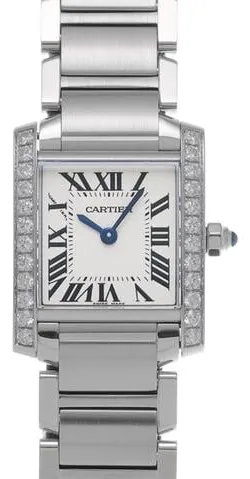 Cartier Tank Française W4TA0008 20mm Stainless steel Silver