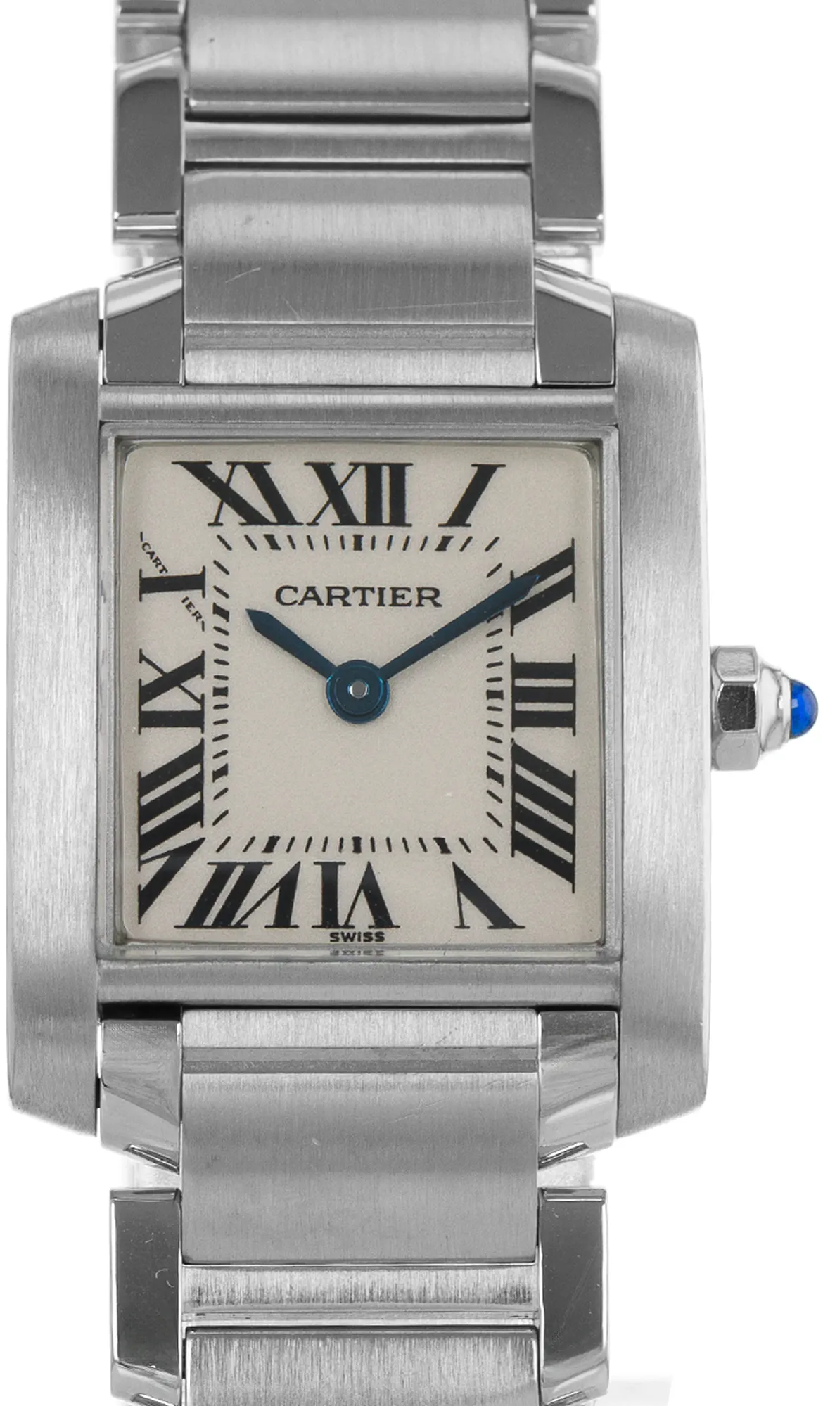 Cartier Tank Française W51008Q3/2384 20mm Stainless steel Silver