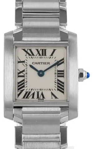 Cartier Tank Française W51008Q3/2384 20mm Stainless steel Silver