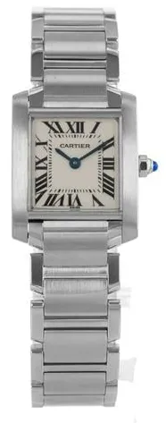 Cartier Tank Française W51008Q3/2384 20mm Stainless steel Silver 1