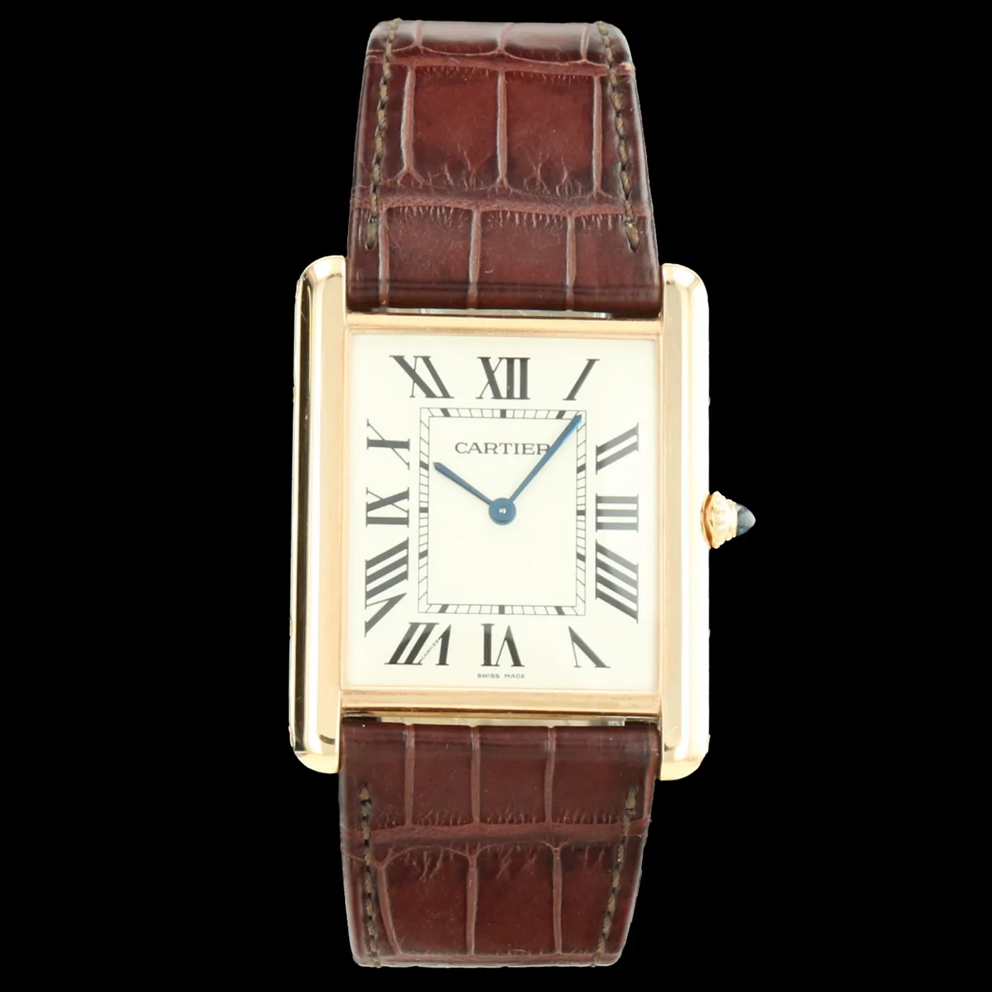 Cartier Tank Louis Cartier 130862 / W1560017 40.5mm Rose gold Cream