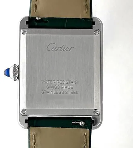 Cartier Tank WSTA0056 33.5mm Stainless steel Green 1