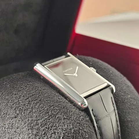 Cartier Tank WSTA0072 33.5mm Stainless steel Black 4