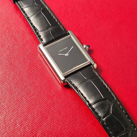 Cartier Tank WSTA0072 33.5mm Stainless steel Black 12