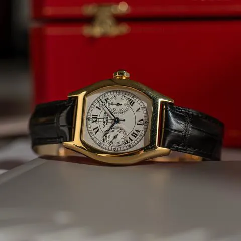 Cartier Tortue 2356 Yellow gold White 1