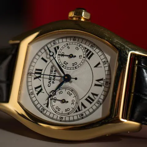 Cartier Tortue 2356 Yellow gold White 2