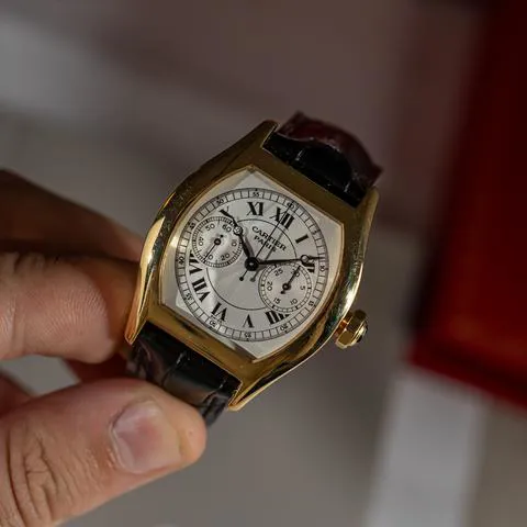 Cartier Tortue 2356 Yellow gold White 3