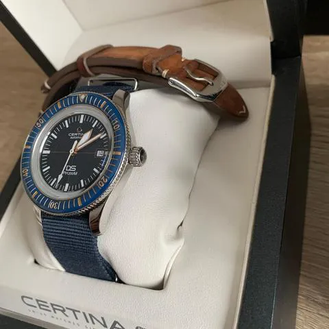 Certina Heritage Collection C036.407.18.040.00 43mm Stainless steel Blue 2