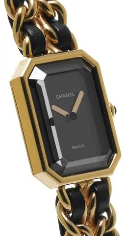 Chanel Première H0001 20mm Yellow gold Black 2