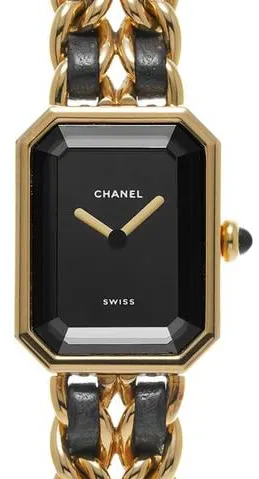 Chanel Première H0001 20mm Yellow gold Black