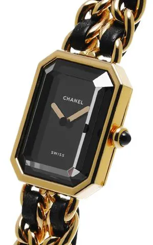 Chanel Première H0001 20mm Yellow gold Black 1