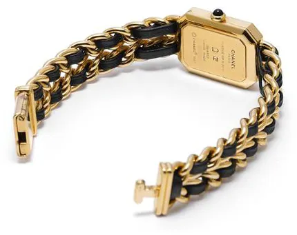 Chanel Première H0001 20mm Yellow gold Black 3