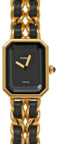 Chanel Première H0001 20mm Yellow gold Black