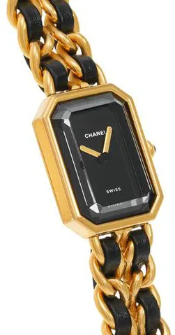 Chanel Première H0001 20mm Yellow gold Black 2