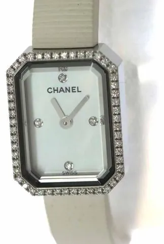 Chanel Première h2433 15mm Stainless steel White 6