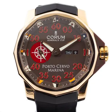 Corum 01.0032 48mm Rose gold Brown