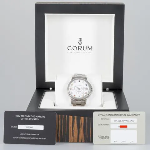 Corum Admiral's Cup A984/04251 984.111.20 V705 AA52 42mm Stainless steel White 1