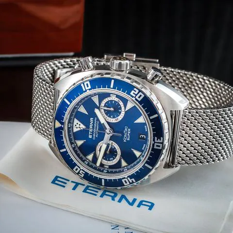 Eterna Super Kontiki 7770.41 45mm Stainless steel Blue