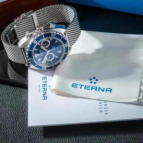 Eterna Super Kontiki 7770.41 45mm Stainless steel Blue 3