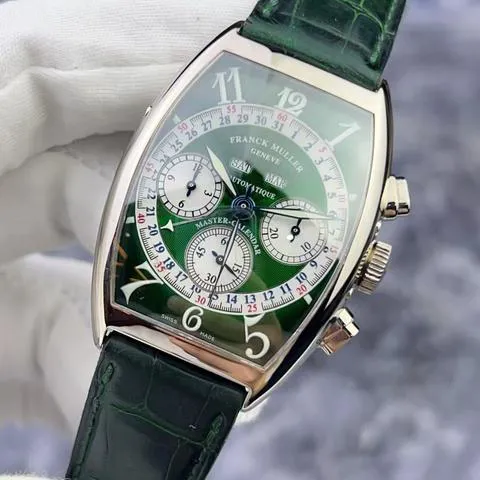 Franck Muller 6850 CC 34mm White gold Green 2