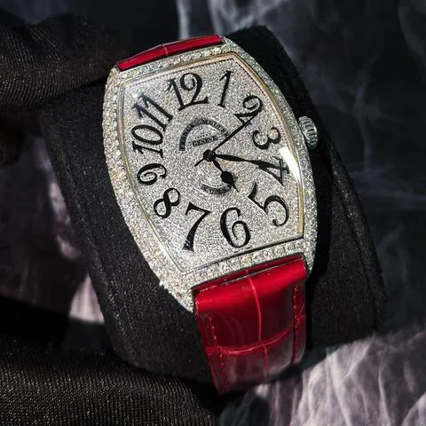 Franck Muller 6850 Sc 34mm White gold Silver 3