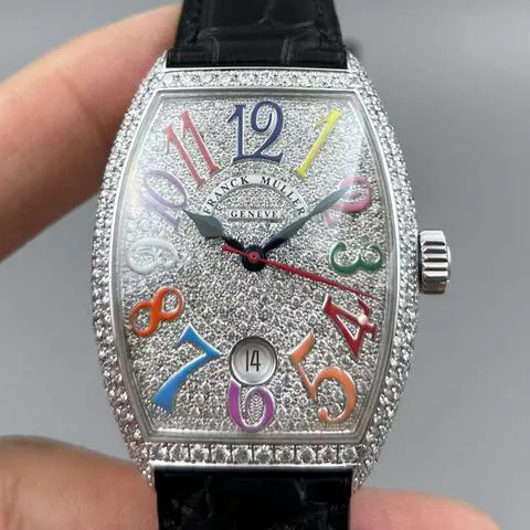 Franck Muller Color Dreams 7851 SC 35mm White gold Silver 3