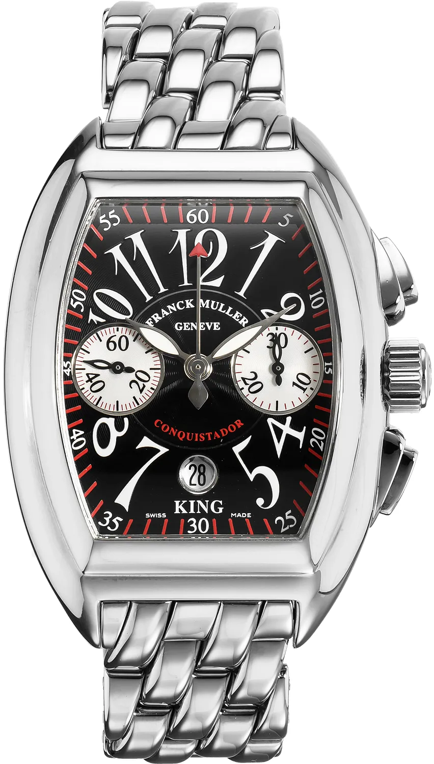 Franck Muller Conquistador 8005 CC 35mm Stainless steel Black