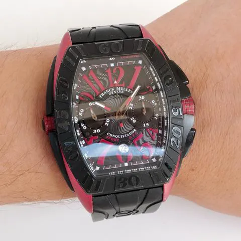 Franck Muller Conquistador GPG 9900 CC DT GPG / 9900CCDTGPG 48mm Titanium Black 8