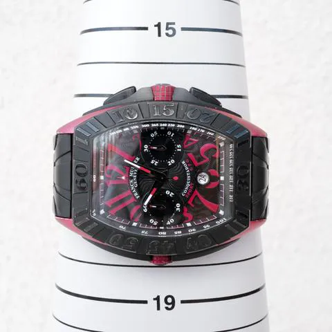 Franck Muller Conquistador GPG 9900 CC DT GPG / 9900CCDTGPG 48mm Titanium Black 9