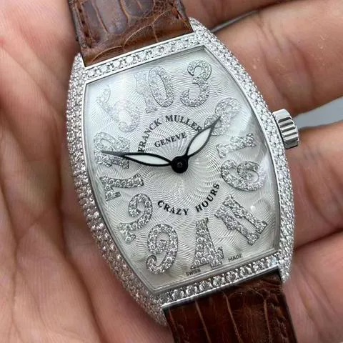 Franck Muller Crazy Hours 7880CH 36mm White gold Silver