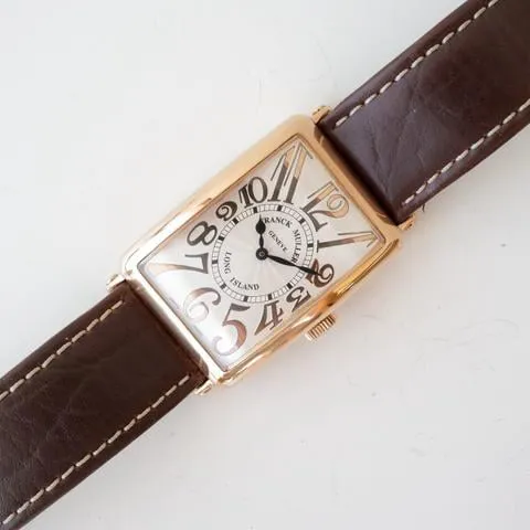 Franck Muller Long Island 1200 SC 33mm Rose gold Silver 14