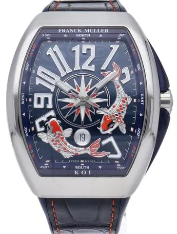 Franck Muller Vanguard V45SCDT AC BL KOI 53.5mm Stainless steel Blue 1