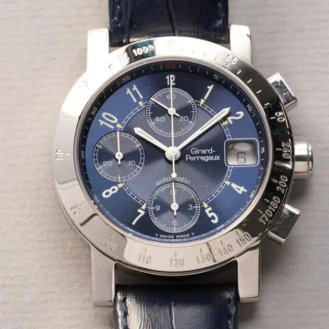 Girard-Perregaux 7500 36.5mm Stainless steel Blue