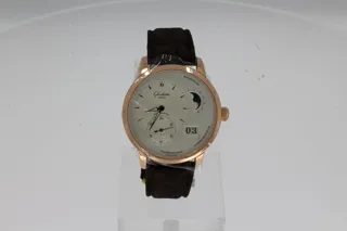 Glashütte PanoMaticLunar 1-90-02-45-35-62 Red gold Silver