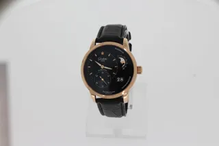 Glashütte PanoMaticLunar 1-90-02-49-35-01 Red gold Black