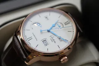 Glashütte Senator Excellence 1-36-02-02-05-30 Rose gold Silver