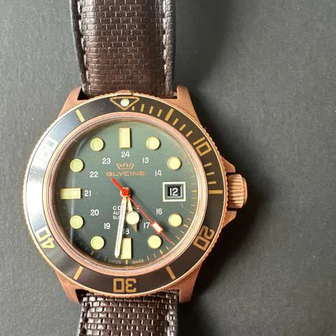 Glycine Combat GL0281 42mm Bronze Green