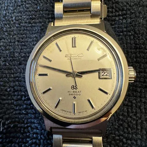 Grand Seiko 6145-8000 37mm Stainless steel Silver