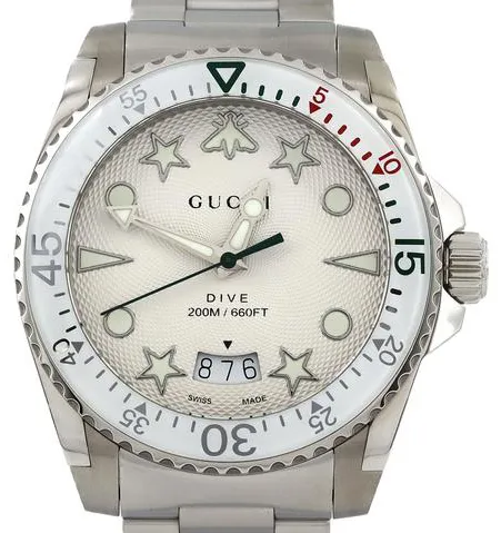 Gucci Dive 136.3/YA136336 40mm Silver